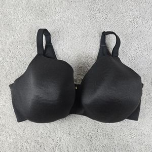 Cacique Invisible 38G Backsmoother Lightly Lined Full Coverage Bra Black